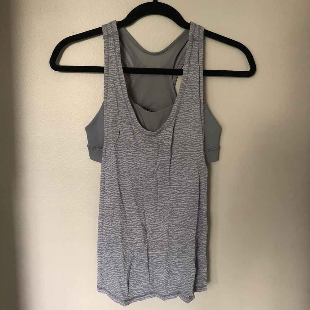 lululemon athletica Gray Strappy Racerback Tank - Picture 5 of 8